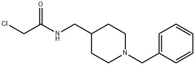 N-(1-Benzyl-piperidin-4-ylMethyl)-2-chloro-acetaMide Struktur