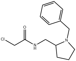 N-(1-Benzyl-pyrrolidin-2-ylMethyl)-2-chloro-acetaMide Struktur