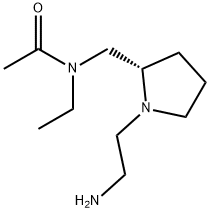 N-[(S)-1-(2-AMino-ethyl)-pyrrolidin-2-ylMethyl]-N-ethyl-acetaMide Struktur