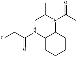 N-[2-(Acetyl-isopropyl-aMino)-cyclohexyl]-2-chloro-acetaMide Struktur