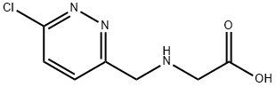 (6-CHLOROPYRIDAZIN-3-YL)(METHYL)AMINO]ACETIC ACID Struktur