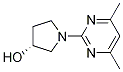 (R)-1-(4,6-Dimethyl-pyrimidin-2-yl)-pyrrolidin-3-ol Struktur