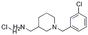 [1-(3-Chloro-benzyl)-piperidin-3-yl]-methyl-amine hydrochloride Struktur