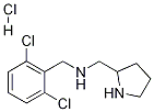 (2,6-Dichloro-benzyl)-pyrrolidin-2-ylmethyl-amine hydrochloride Struktur