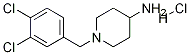 1-(3,4-Dichloro-benzyl)-piperidin-4-ylamine hydrochloride Struktur