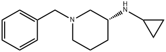 ((R)-1-Benzyl-piperidin-3-yl)-cyclopropyl-aMine Struktur