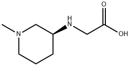 ((S)-1-Methyl-piperidin-3-ylaMino)-acetic acid Struktur