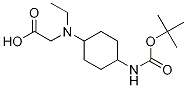 (1R,4R)-[(4-tert-ButoxycarbonylaMino-cyclohexyl)-ethyl-aMino]-acetic acid Struktur