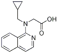 (Cyclopropyl-isoquinolin-1-ylMethyl-aMino)-acetic acid Struktur