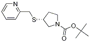 (R)-3-(Pyridin-2-ylMethylsulfanyl)-
pyrrolidine-1-carboxylic acid tert-
butyl ester Struktur