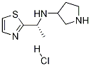 (R)-Pyrrolidin-3-yl-(1-thiazol-2-yl-ethyl)-aMine hydrochloride Struktur