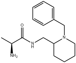 (S)-2-AMino-N-(1-benzyl-piperidin-2-ylMethyl)-propionaMide Struktur