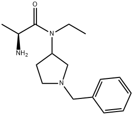 (S)-2-AMino-N-(1-benzyl-pyrrolidin-3-yl)-N-ethyl-propionaMide Struktur