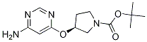 (S)-3-(6-AMino-pyriMidin-4-yloxy)-pyrrolidine-1-carboxylic acid tert-butyl ester Struktur