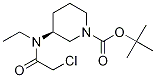 (S)-3-[(2-Chloro-acetyl)-ethyl-aMino]-piperidine-1-carboxylic acid tert-butyl ester Struktur