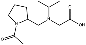 [(1-Acetyl-pyrrolidin-2-ylMethyl)-isopropyl-aMino]-acetic acid Struktur