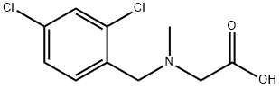 [(2,4-Dichloro-benzyl)-Methyl-aMino]-acetic acid Struktur