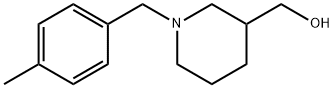 [1-(4-Methyl-benzyl)-piperidin-3-yl]-Methanol Struktur