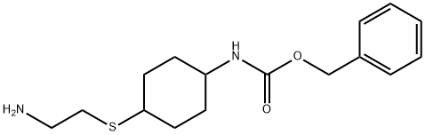 [4-(2-AMino-ethylsulfanyl)-cyclohexyl]-carbaMic acid benzyl ester Struktur