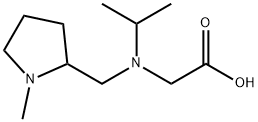 [Isopropyl-(1-Methyl-pyrrolidin-2-ylMethyl)-aMino]-acetic acid Struktur