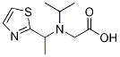 [Isopropyl-(1-thiazol-2-yl-ethyl)-aMino]-acetic acid Struktur