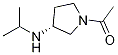 1-((R)-3-IsopropylaMino-pyrrolidin-1-yl)-ethanone Struktur