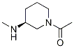 1-((S)-3-MethylaMino-piperidin-1-yl)-ethanone Struktur