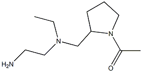 1-(2-{[(2-AMino-ethyl)-ethyl-aMino]-Methyl}-pyrrolidin-1-yl)-ethanone Struktur