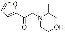 1-Furan-2-yl-2-[(2-hydroxy-ethyl)-isopropyl-aMino]-ethanone Struktur