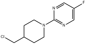 2-(4-ChloroMethyl-piperidin-1-yl)-5-fluoro-pyriMidine Struktur