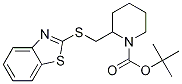 2-(Benzothiazol-2-ylsulfanylMethyl)
-piperidine-1-carboxylic acid tert-
butyl ester Struktur