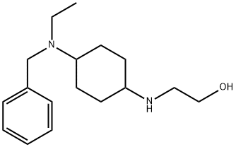 2-[4-(Benzyl-ethyl-aMino)-cyclohexylaMino]-ethanol Struktur