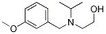 2-[Isopropyl-(3-Methoxy-benzyl)-aMino]-ethanol Struktur