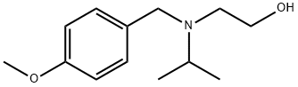 2-[Isopropyl-(4-Methoxy-benzyl)-aMino]-ethanol Struktur