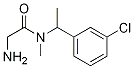 2-AMino-N-[1-(3-chloro-phenyl)-ethyl]-N-Methyl-acetaMide Struktur