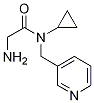 2-AMino-N-cyclopropyl-N-pyridin-3-ylMethyl-acetaMide Struktur