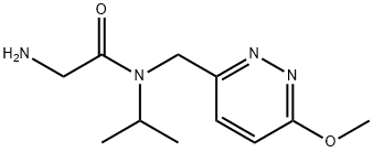 2-AMino-N-isopropyl-N-(6-Methoxy-pyridazin-3-ylMethyl)-acetaMide Struktur