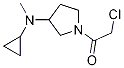 2-Chloro-1-[3-(cyclopropyl-Methyl-aMino)-pyrrolidin-1-yl]-ethanone Struktur