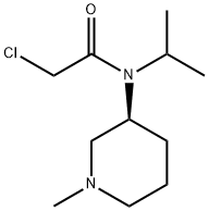 2-Chloro-N-isopropyl-N-((S)-1-Methyl-piperidin-3-yl)-acetaMide Struktur