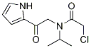 2-Chloro-N-isopropyl-N-[2-oxo-2-(1H-pyrrol-2-yl)-ethyl]-acetaMide Struktur