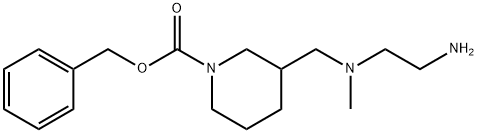 3-{[(2-AMino-ethyl)-Methyl-aMino]-Methyl}-piperidine-1-carboxylic acid benzyl ester Struktur