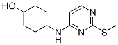 4-(2-Methylsulfanyl-pyriMidin-4-ylaMino)-cyclohexanol Struktur