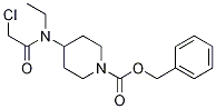 4-[(2-Chloro-acetyl)-ethyl-aMino]-piperidine-1-carboxylic acid benzyl ester Struktur