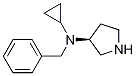 Benzyl-cyclopropyl-(S)-pyrrolidin-3-yl-aMine Struktur