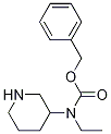 Ethyl-piperidin-3-yl-carbaMic acid benzyl ester Struktur