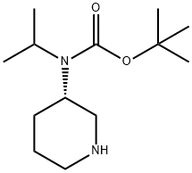 Isopropyl-(S)-piperidin-3-yl-carbaMic acid tert-butyl ester Struktur