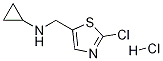 N-((2-chlorothiazol-5-yl)Methyl)cyclopropanaMine hydrochloride Struktur