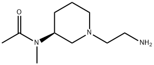 N-[(S)-1-(2-AMino-ethyl)-piperidin-3-yl]-N-Methyl-acetaMide Struktur