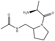 N-[1-((S)-2-AMino-propionyl)-pyrrolidin-2-ylMethyl]-acetaMide Struktur