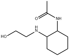 N-[2-(2-Hydroxy-ethylaMino)-cyclohexyl]-acetaMide Struktur